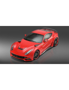 NOVITEC Ferrari F12 Berlinetta Insert Capot avant N-Largo Carbone 2