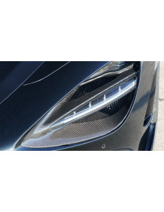 NOVITEC McLaren 765LT / Spider Inserts Feux Avant Carbone 2