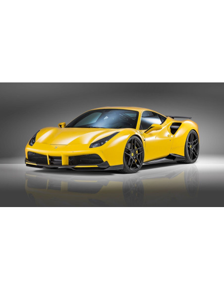 NOVITEC Ferrari 488 GTB / Spider Flaps Avant Carbone