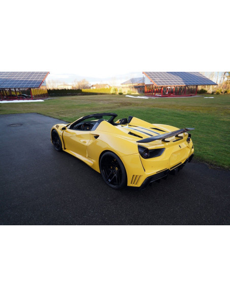 NOVITEC Ferrari 488 Spider Aileron N-Largo Carbone