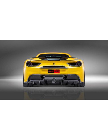 NOVITEC Ferrari 488 + Pista Feux Stop Noir