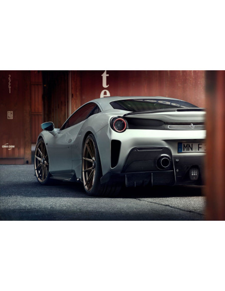 NOVITEC Ferrari 488 Pista / Pista Spider Caches Feux Arrière Carbone
