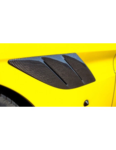 NOVITEC Ferrari California T Inserts de prises d'air d'ailes Avant Carbone 2
