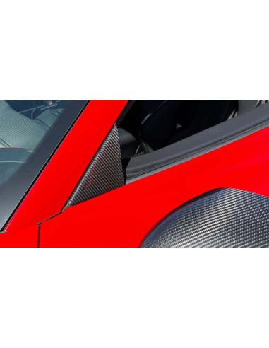 NOVITEC Ferrari SF90 Stradale Triangles de fenêtres Carbone