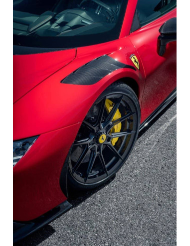 NOVITEC Ferrari SF90 Spider / Stradale Flaps Latéraux Avant Carbone