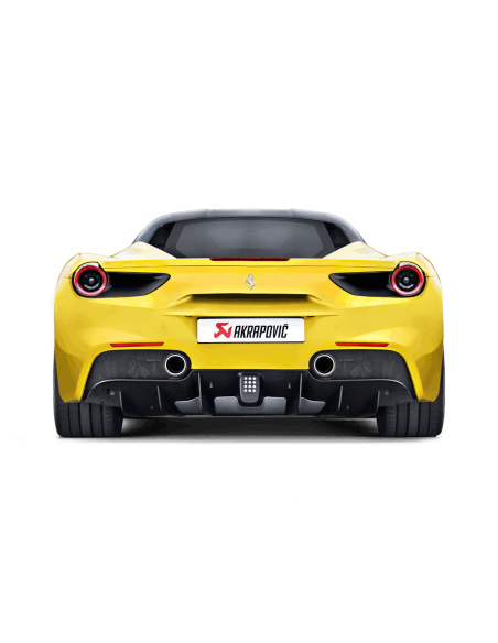 AKRAPOVIC Ferrari 488 GTB / Spider Échappement Silencieux à valves