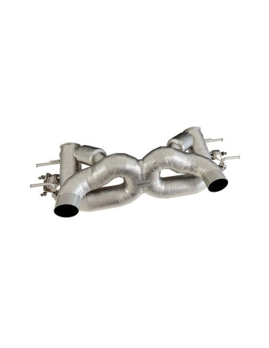 Silencieux d'échappement inox à valves NOVITEC pour Maserati MC20