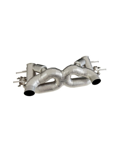 Silencieux d'échappement inox à valves NOVITEC pour Maserati MC20