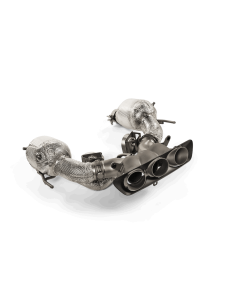 AKRAPOVIC Ferrari 296 GTB GTS Echappement Silencieux Titane à valves 2