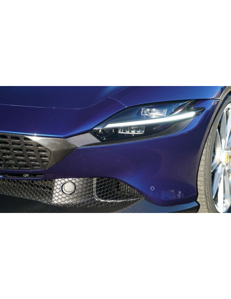 NOVITEC Ferrari Roma Inserts de phares avant Carbone