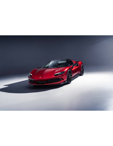 NOVITEC Ferrari 296 Spoiler centrale avant Carbone