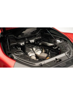 NOVITEC Ferrari 296 Caches compartiment moteur Carbone 2