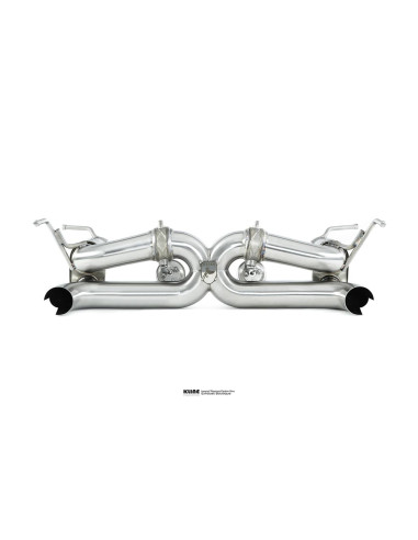 KLINE Innovation Ferrari 488 Pista / Pista Spider Echappement Silencieux Inox à valves