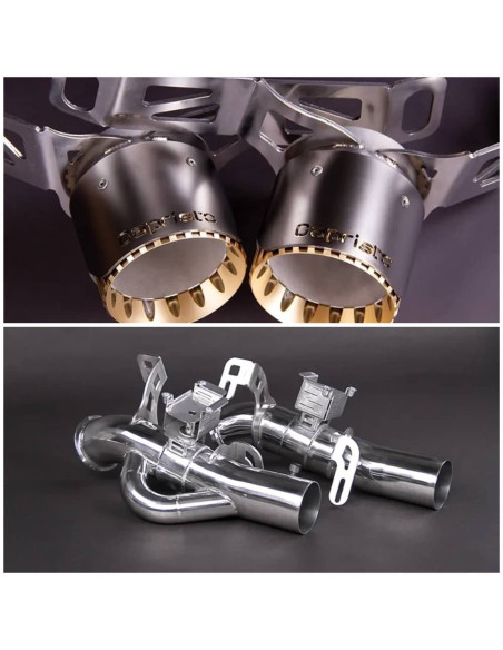 CAPRISTO Maserati MC20 Echappement Silencieux inox à valves