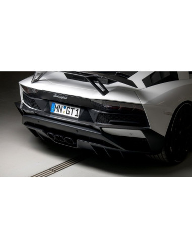NOVITEC Lamborghini Aventador S / S Roadster Lame de diffuseur arrière Carbone