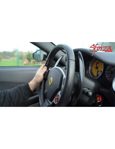SFORZA Ferrari F430 Palettes au volant Carbone Grand format