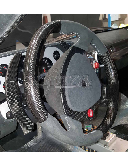 SFORZA Ferrari F430 Palettes au volant Carbone Grand format