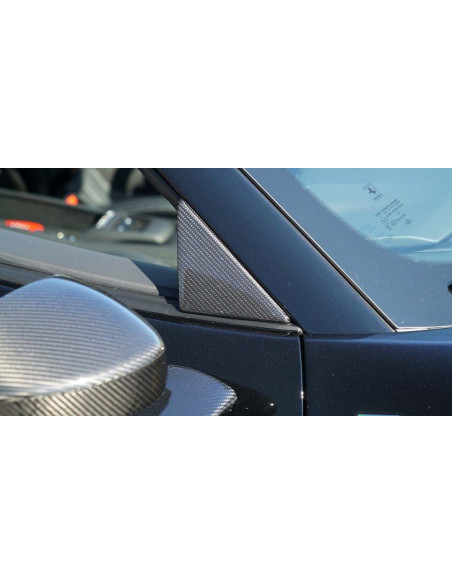 NOVITEC Ferrari F8 Tributo / Spider Triangles de fenêtre Carbone