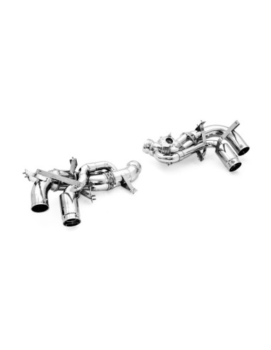 Silencieux d'échappement inox à valves NOVITEC pour FERRARI PUROSANGUE (Race)