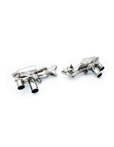Silencieux d'échappement inox à valves NOVITEC pour FERRARI PUROSANGUE