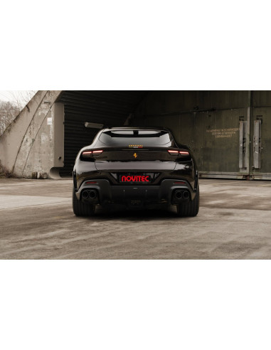 Embouts d'échappement Noirs NOVITEC pour FERRARI PUROSANGUE
