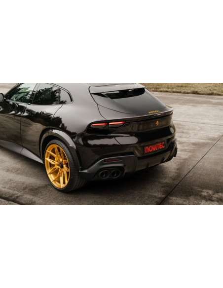 Embouts d'échappement Noirs NOVITEC pour FERRARI PUROSANGUE