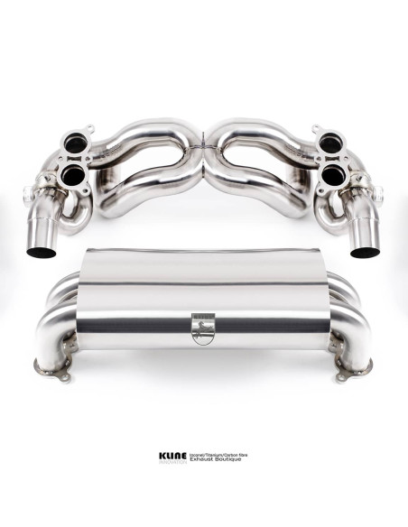 Silencieux d'échappement Inox à valves KLINE Innovation pour Ferrari F430 Scuderia
