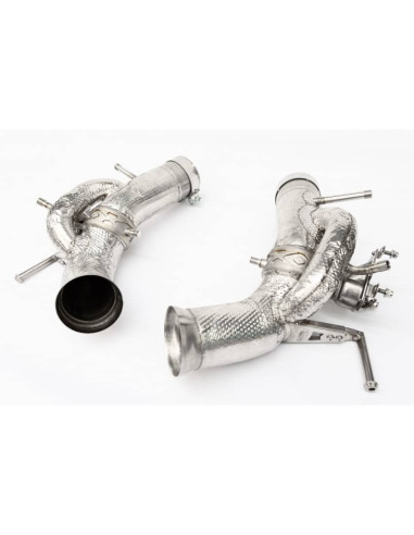 TUBI STYLE Ferrari 296 GTB GTS Echappement Silencieux Inconel à valves RACE