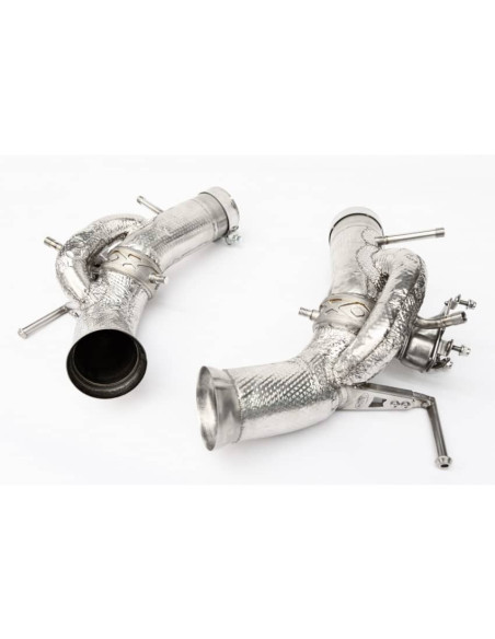 TUBI STYLE Ferrari 296 GTB GTS Echappement Silencieux Inconel à valves RACE