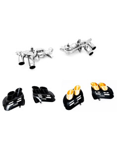 Silencieux d'échappement inox à valves NOVITEC pour FERRARI 12 CILINDRI (RACE)