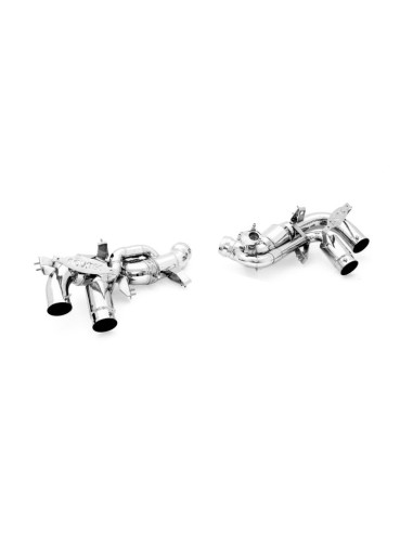 Silencieux d'échappement inox à valves NOVITEC pour FERRARI 12 CILINDRI (RACE)