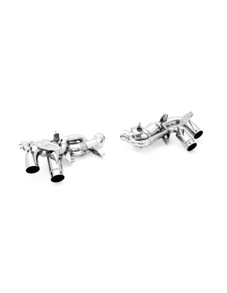 Silencieux d'échappement inox à valves NOVITEC pour FERRARI 12 CILINDRI (RACE)