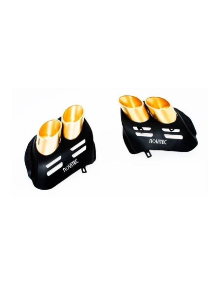 Silencieux d'échappement inox à valves NOVITEC pour FERRARI 12 CILINDRI