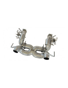 Silencieux d'échappement inox à valves NOVITEC pour FERRARI SF90XX