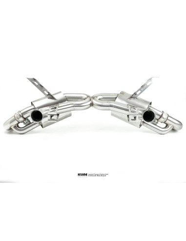 Silencieux d'échappement Inox à valves KLINE Innovation pour Lamborghini Gallardo LP500 LP520 (2006-2008)