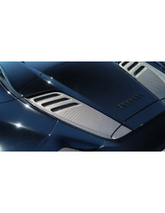 NOVITEC Ferrari F8 Spider Recouvrement Aération Moteur Carbone 2