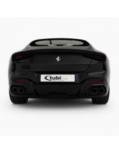 Ligne d'échappement inox à valves TUBI STYLE pour FERRARI PUROSANGUE