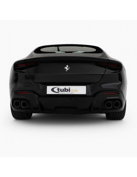 Silencieux d'échappement inox à valves TUBI STYLE pour FERRARI PUROSANGUE