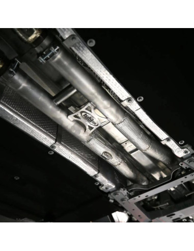 Ligne d'échappement inox à valves TUBI STYLE pour FERRARI PUROSANGUE