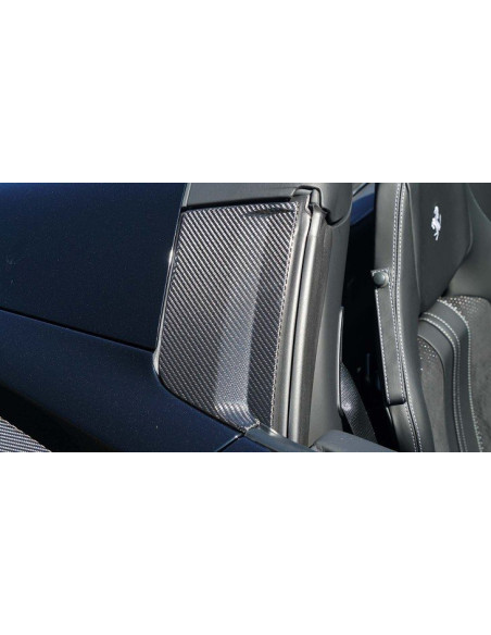 NOVITEC Ferrari F8 Spider Cache de Montant Carbone