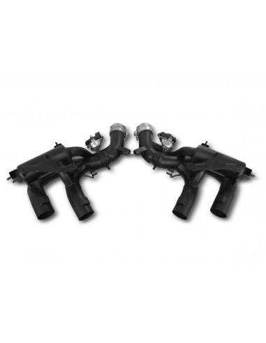 Silencieux d'échappement inox à valves TUBI STYLE pour FERRARI PUROSANGUE