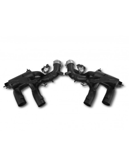 Silencieux d'échappement inox à valves TUBI STYLE pour FERRARI PUROSANGUE