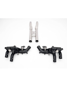 Ligne d'échappement inox à valves TUBI STYLE pour FERRARI PUROSANGUE (2023-2025) 2