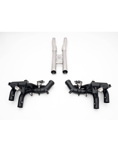 Ligne d'échappement inox à valves TUBI STYLE pour FERRARI PUROSANGUE (2023-2025)