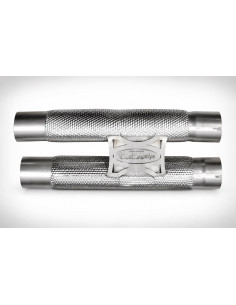 Silencieux à valves + H-Pipe d'échappement inox TUBI STYLE pour FERRARI 12 CILINDRI 2