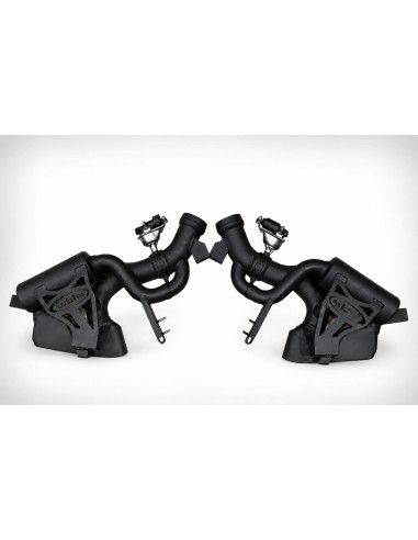 Silencieux à valves + H-Pipe d'échappement inox TUBI STYLE pour FERRARI 12 CILINDRI