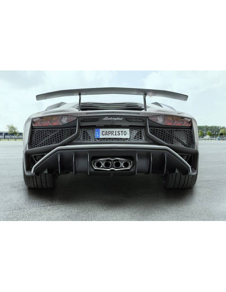 Silencieux d'échappement Inox à valves CAPRISTO pour LAMBORGHINI Aventador SV LP750-4
