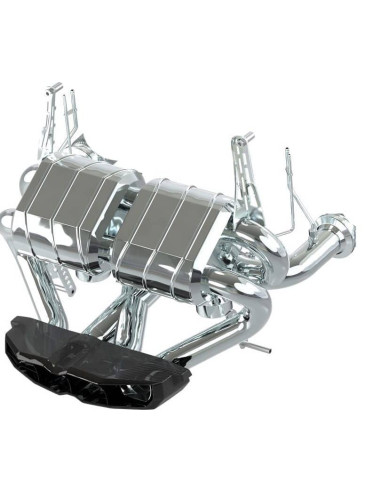 Silencieux d'échappement Inox à valves CAPRISTO pour LAMBORGHINI Aventador SV LP750-4