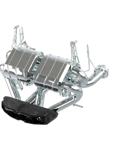 Silencieux d'échappement Inox à valves CAPRISTO pour LAMBORGHINI Aventador SV LP750-4