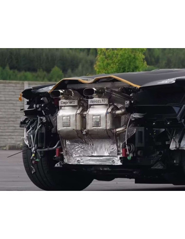 Silencieux d'échappement inox CAPRISTO pour LAMBORGHINI REVUELTO (Race)